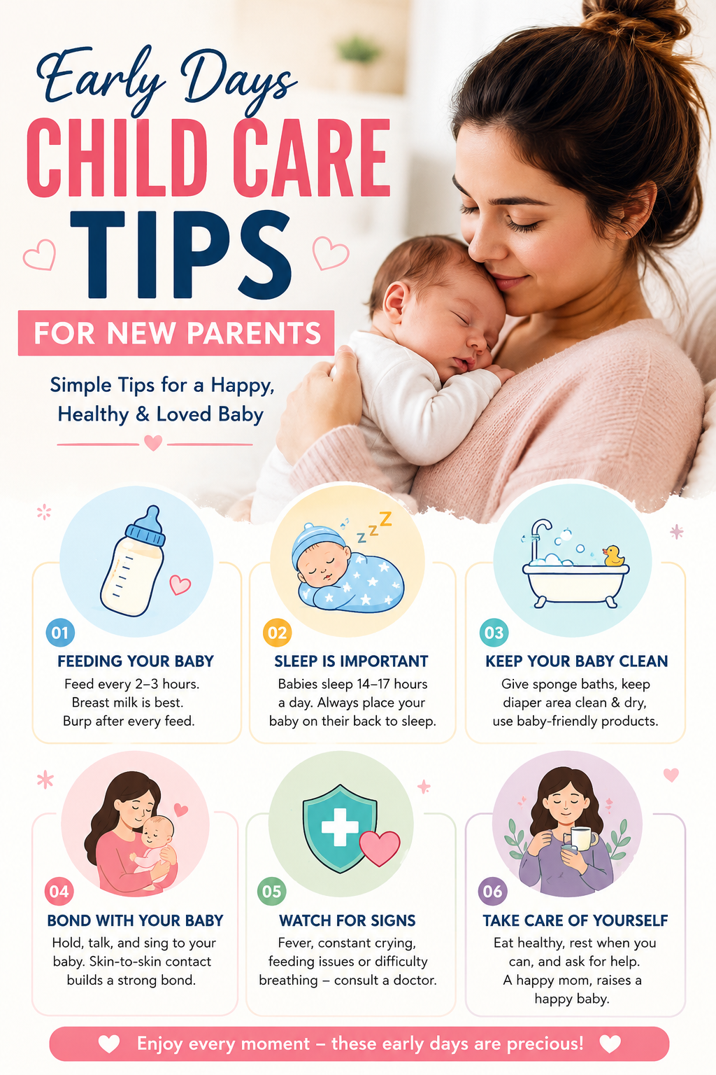 Early days child care tips for new parents