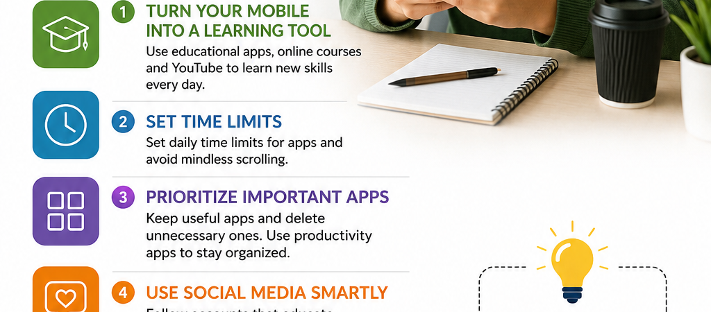 How to stay productive while using mobile