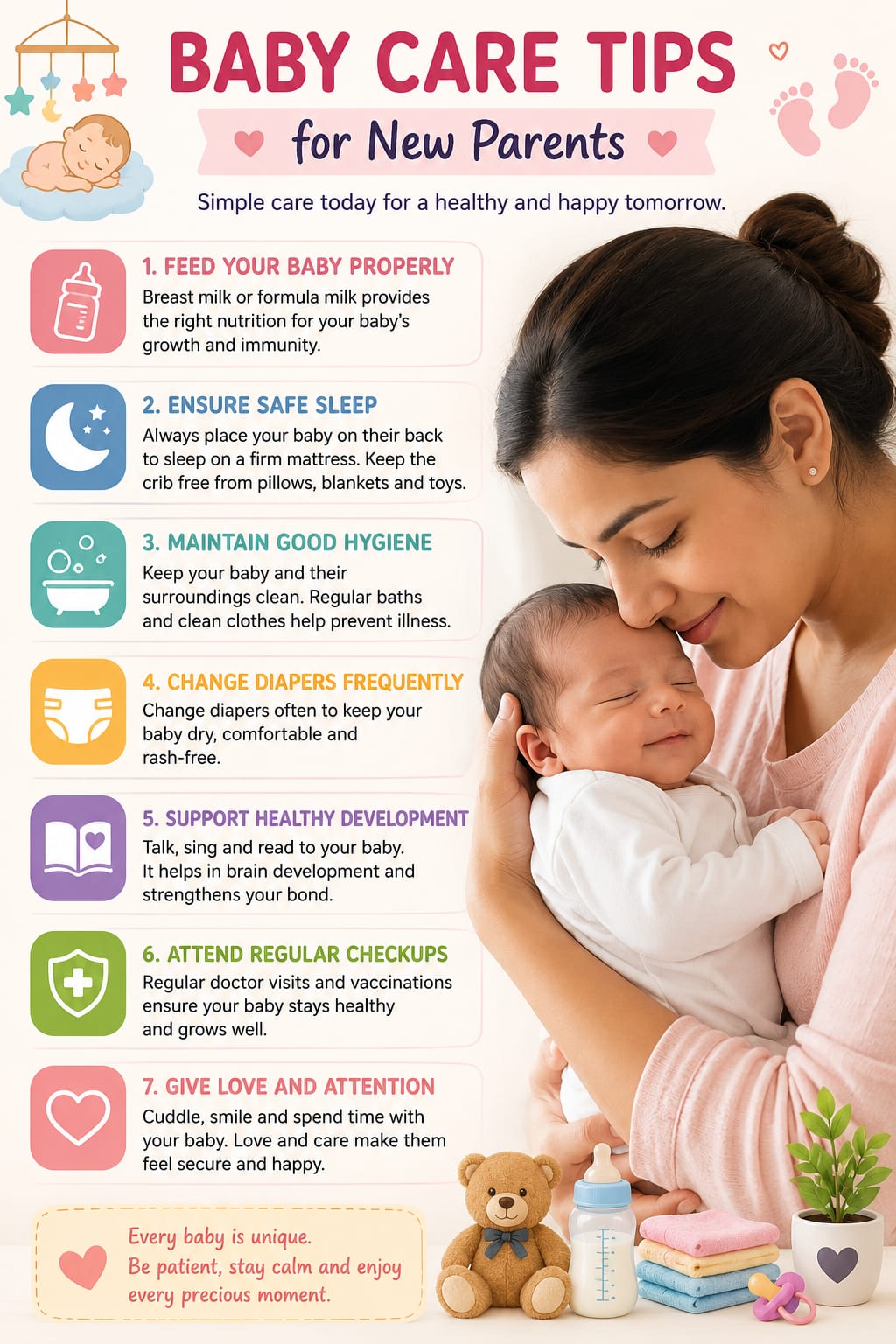 Baby care tips for new parents