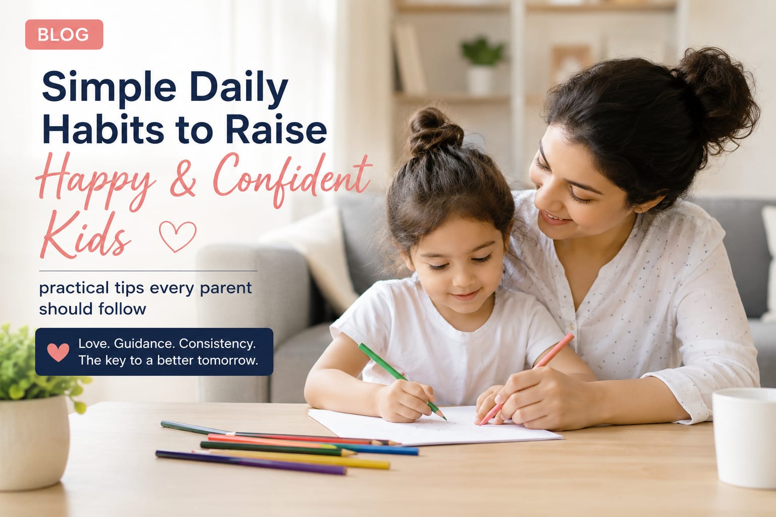 Simple habits to raise happy & confident