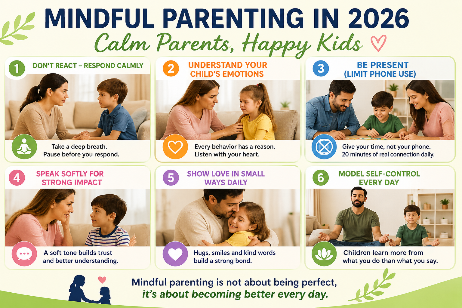 Mindful parenting in 2026 calm parents,happy kids