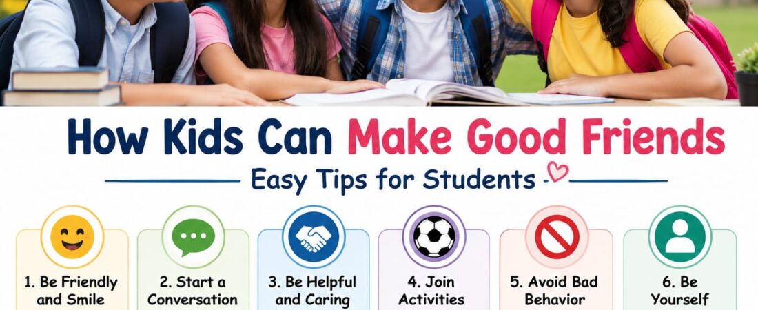 How kids can make good friends