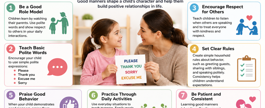 How to teach children good manners at home